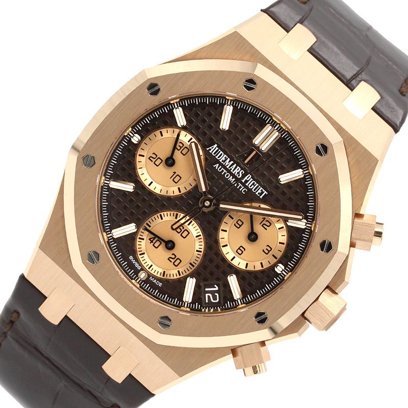 オーデマ・ピゲ AUDEMARS PIGUET ロイヤルオーク クロノグラフ 26239OR.OO.D821CR.01 K18PG/K18P |  中古ブランドリユースショップ OKURA(おお蔵)