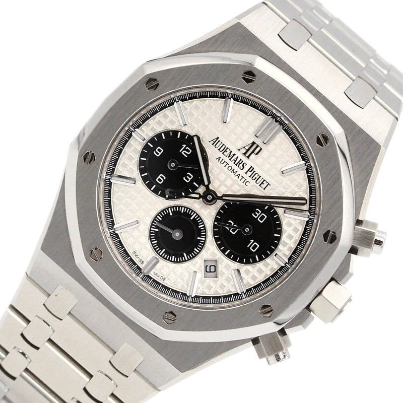 オーデマ・ピゲ AUDEMARS PIGUET ロイヤルオーク クロノグラフ 26331ST.OO.1220ST.03 ホワイト SS 自動 | 中古ブランドリユースショップ  OKURA(おお蔵)