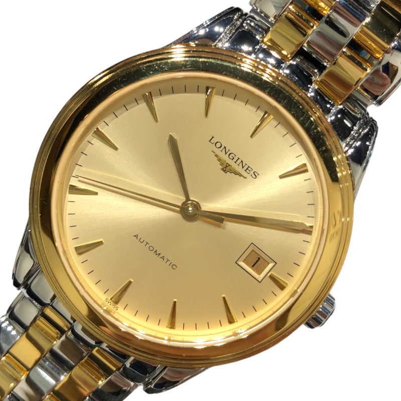 ロンジン LONGINES フラッグシップ L4.974.3.32.7 シャンパンゴールド 