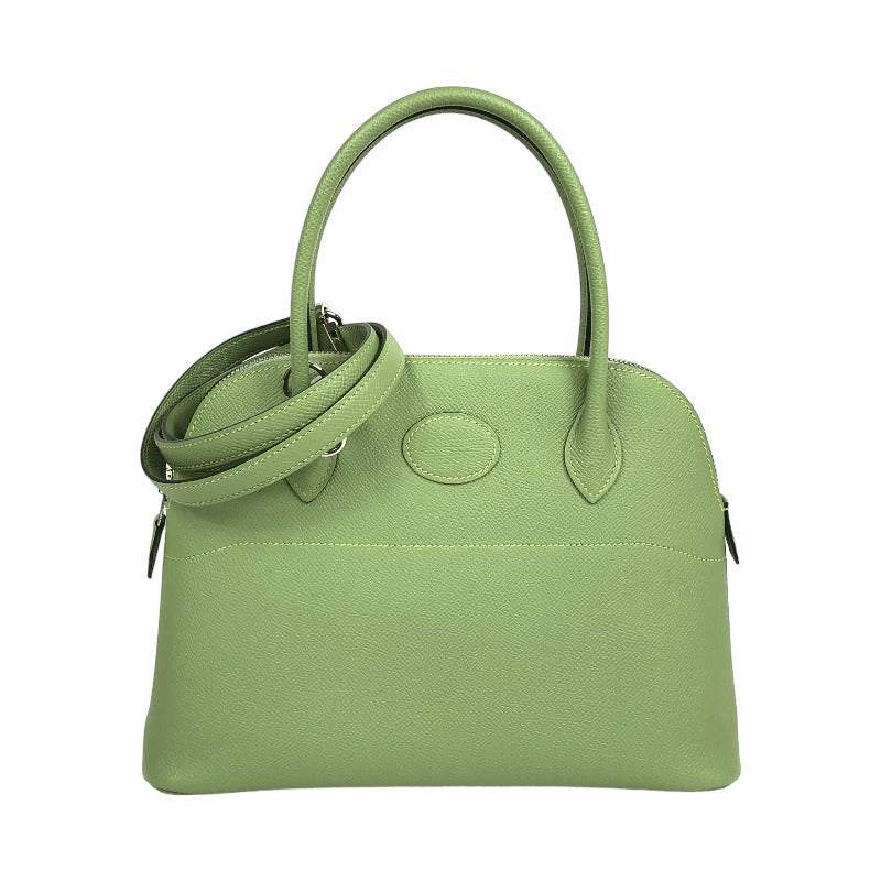 すぐお届け 関税なし エルメス ボリード２７ ヴェールクリケット エルメス HERMES ボリード27 Y刻 ヴェールクリケット シルバー