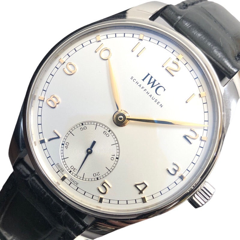 インターナショナルウォッチカンパニー IWC ポルトギーゼ IW358303 シルバー ステンレススチール 自動巻き メンズ 腕時計