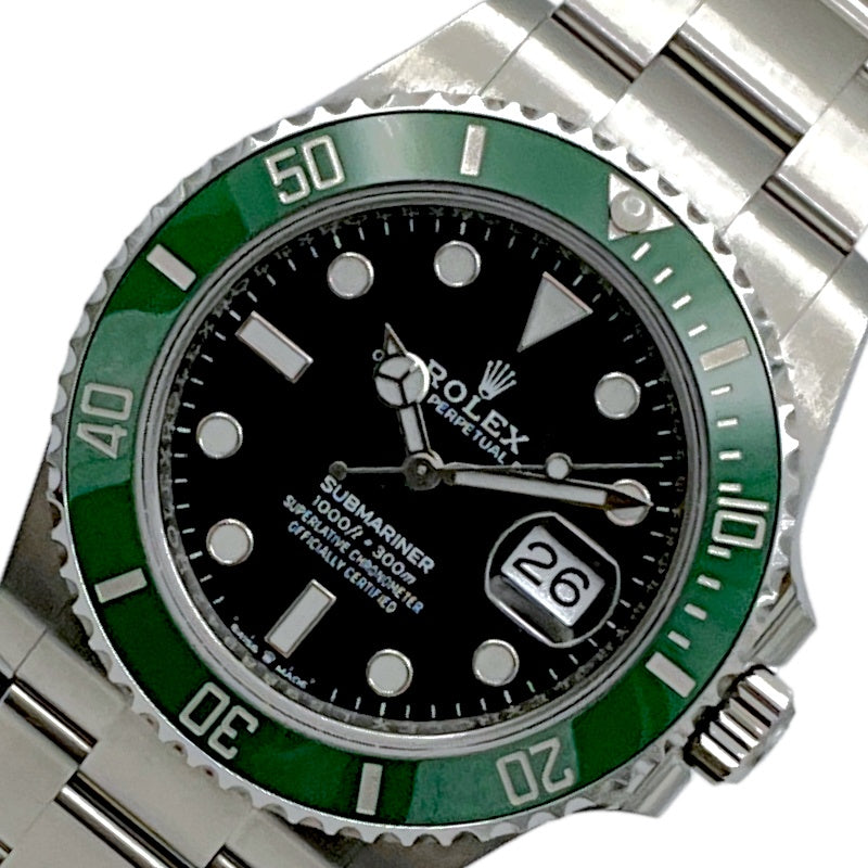 ロレックス ROLEX サブマリーナ 126610LV グリーン×ブラック ステンレススチール 自動巻き メンズ 腕時計