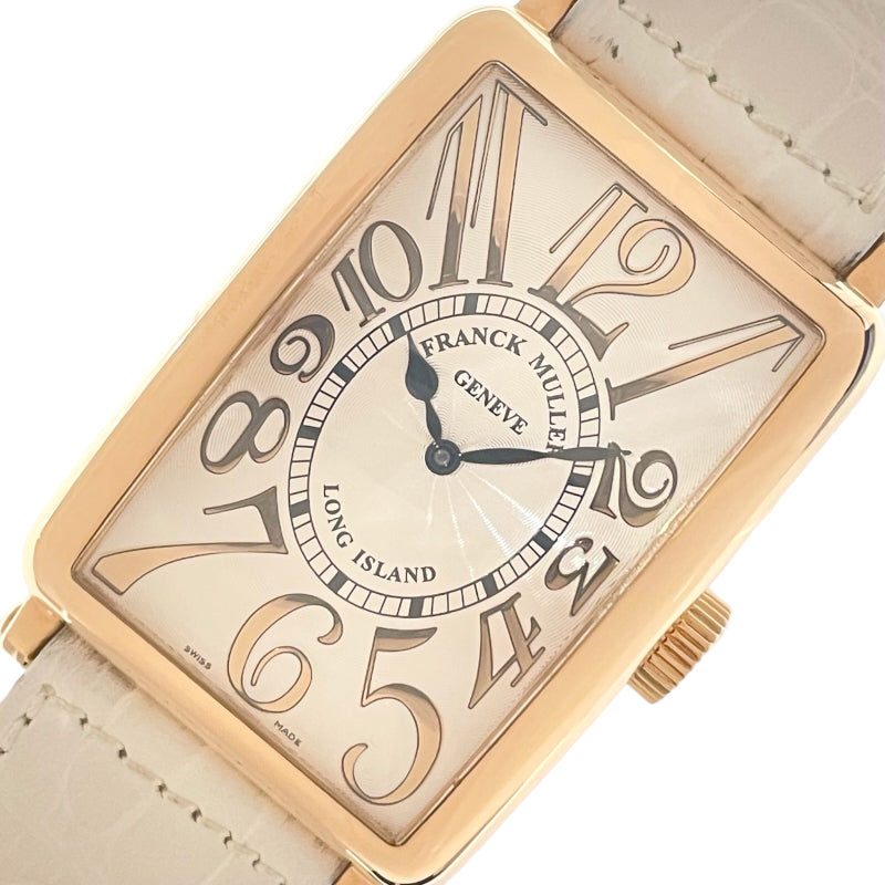 フランク・ミュラー FRANCK MULLER ロングアイランド レリーフ 1300SCRELIEF K18PG/革ベルト 自動巻き メンズ |  中古ブランドリユースショップ OKURA(おお蔵)