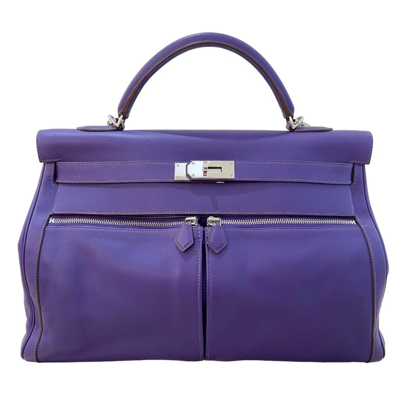 エルメス HERMES ケリーラキ40 □N刻印（2010年製造） アイリス