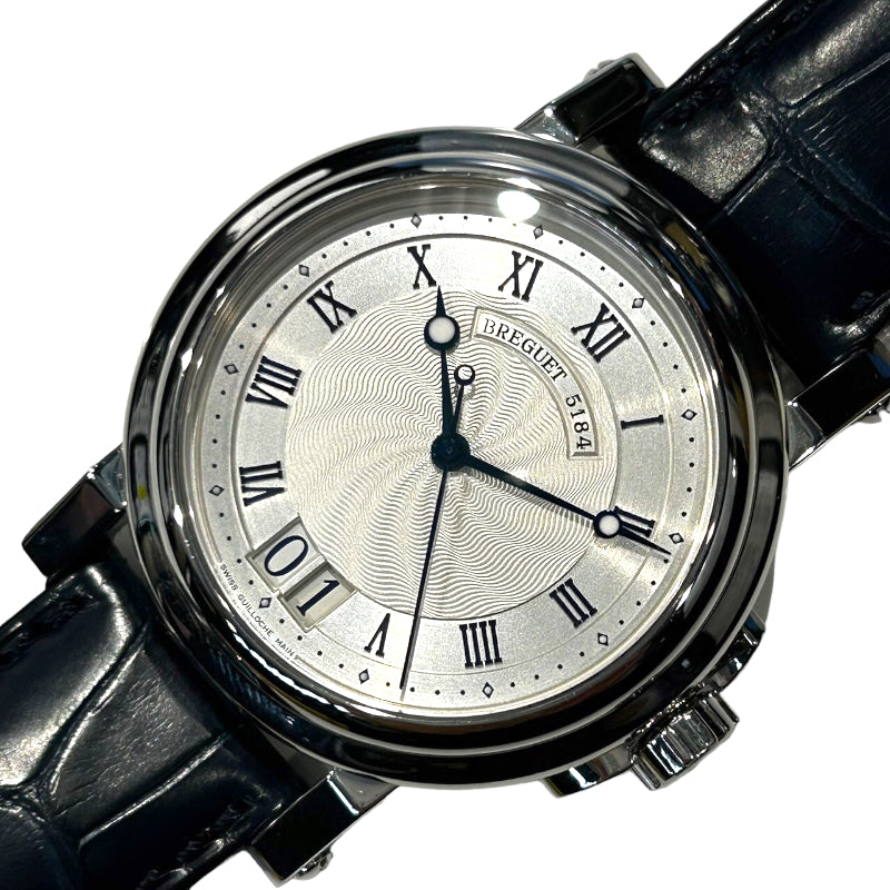 ブレゲ Breguet マリーン2　ラージデイト 5817ST/12/5J8 ステンレススチール クロコダイルブレス 自動巻き メンズ 腕時計
