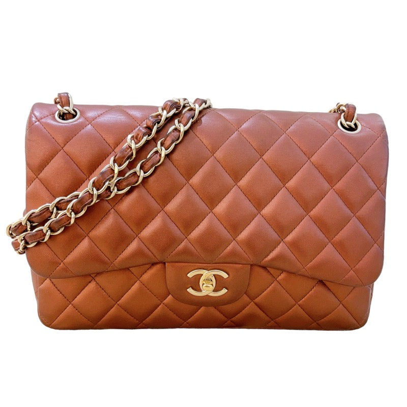 シャネル CHANEL デカマトラッセ30 A58600 メタリックブラウン/GD金具 ラムスキン レディース ショルダーバッグ |  中古ブランドリユースショップ OKURA(おお蔵)