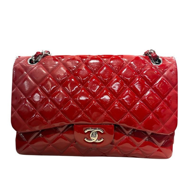 シャネル CHANEL デカマトラッセ30 A58600 レッド シルバー金具