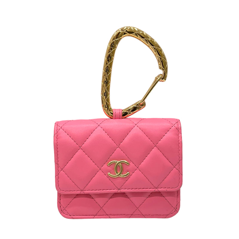 シャネル CHANEL ジュエルフック カードケース AP2397 ピンク ゴールド ...