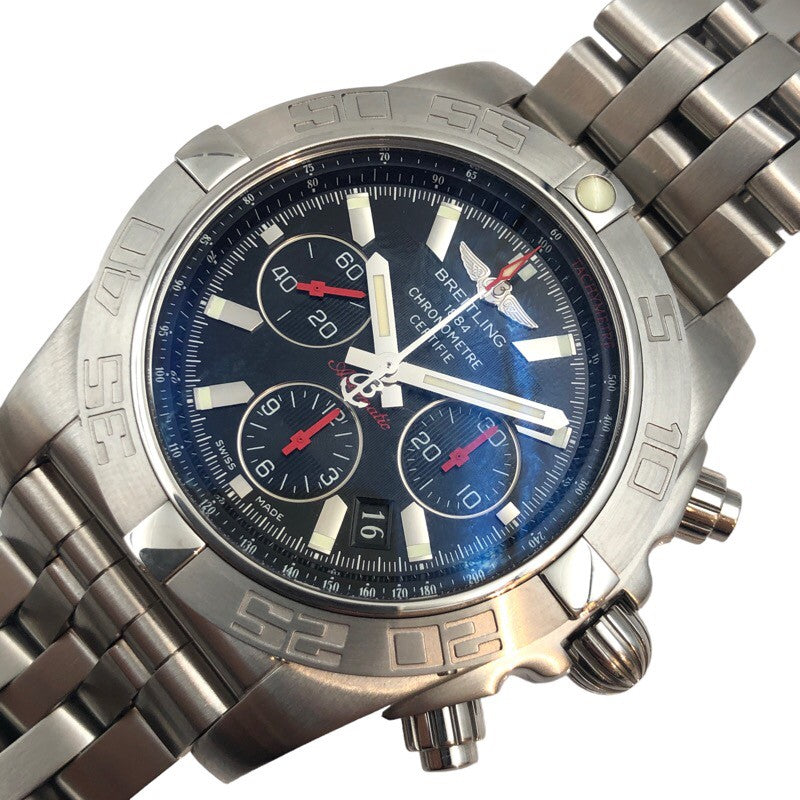 ブライトリング BREITLING クロノマット B01 44ｍｍ 世界限定2000本限定 AB0111 ブラック ステンレススチール 自動 |  中古ブランドリユースショップ OKURA(おお蔵)