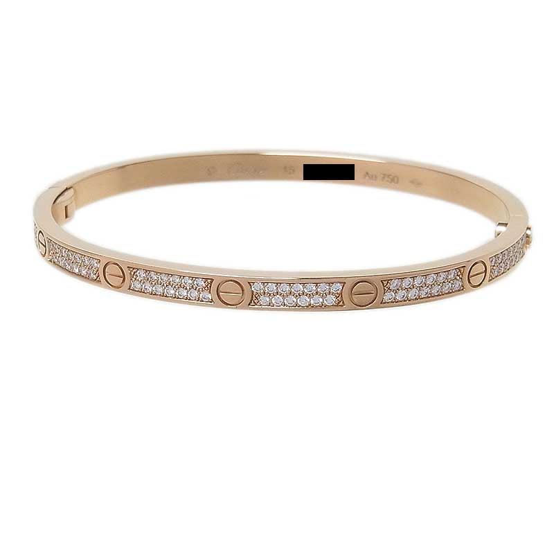 カルティエ Cartier ラブブレスレット スモールモデル パヴェ