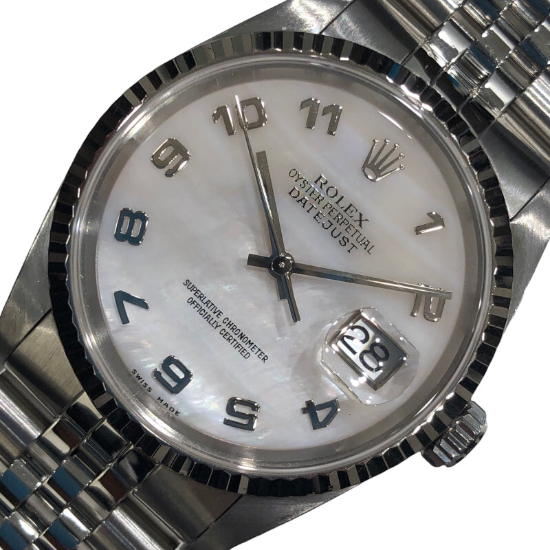 ロレックス ROLEX デイトジャスト36 Y番 16234NA ホワイトシェル SS/WG 自動巻き メンズ 腕時計 |  中古ブランドリユースショップ OKURA(おお蔵)