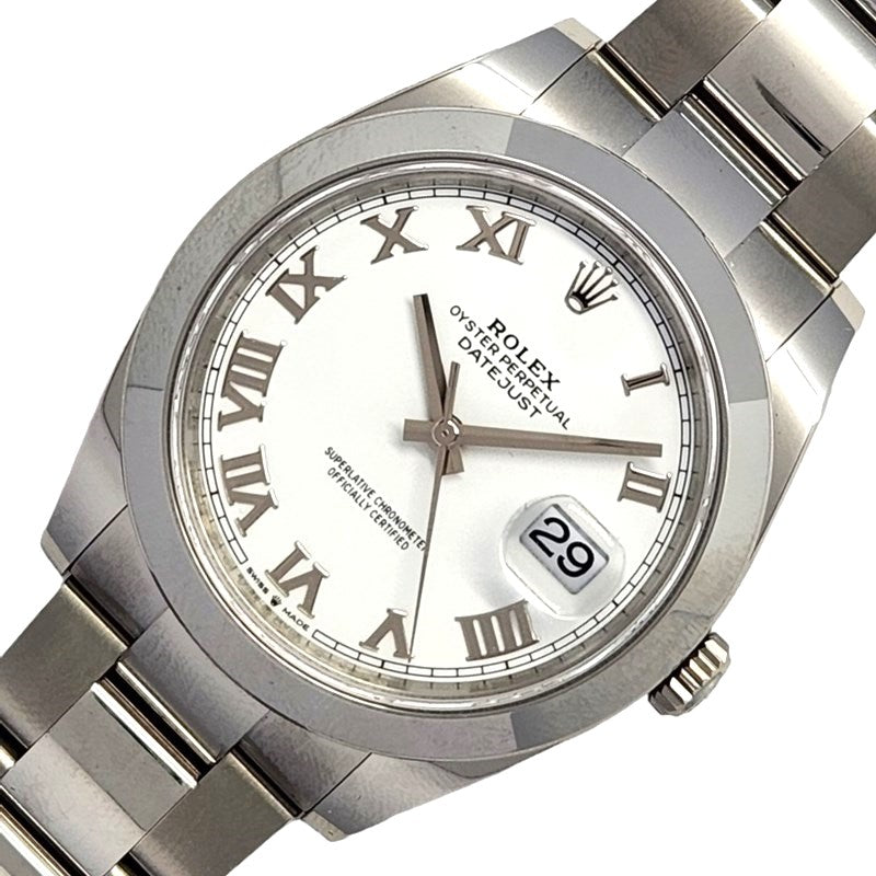 ロレックス ROLEX デイトジャスト41 ランダムシリアル 126300 ホワイト SS 自動巻き メンズ 腕時計 | 中古ブランドリユースショップ  OKURA(おお蔵)