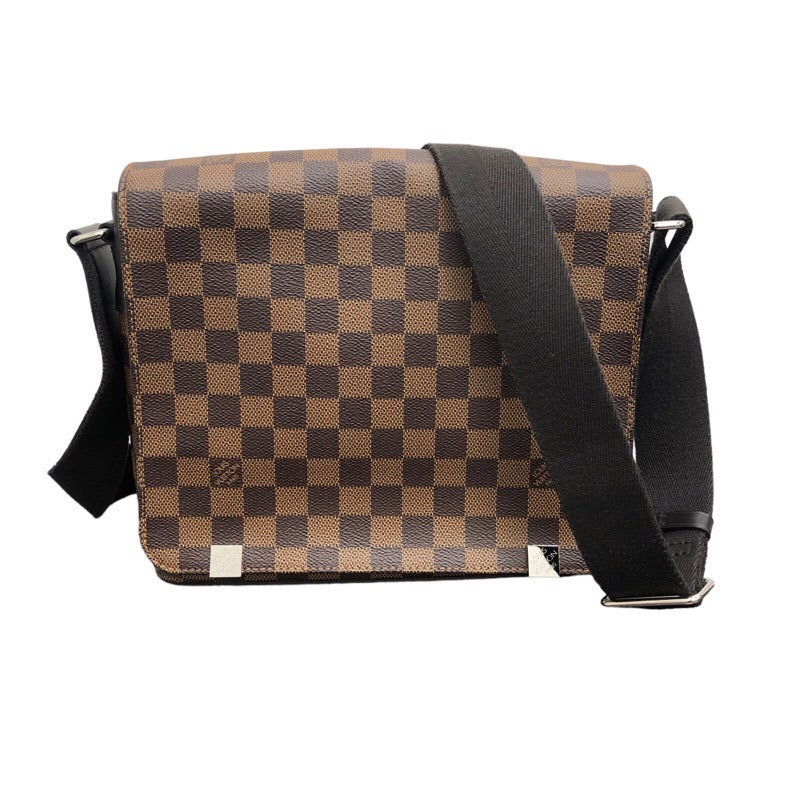 ルイ・ヴィトン LOUIS VUITTON ディストリクトPM N41031 エベヌ ダミエキャンバス ダミエキャンバス メンズ ショルダーバッグ