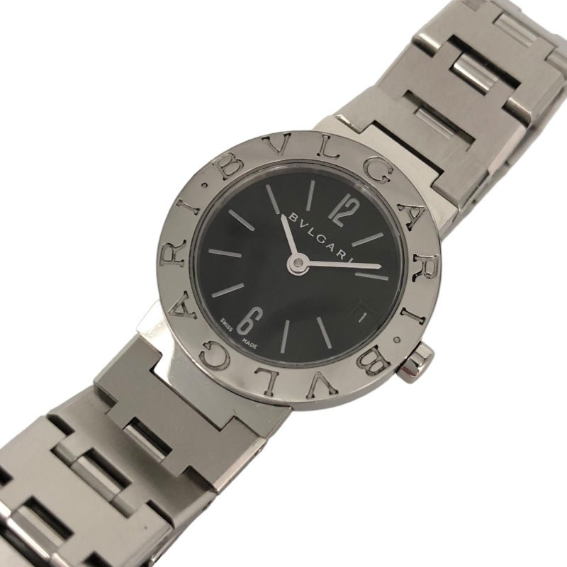 ブルガリ BVLGARI ブルガリブルガリ BB23SS 黒文字盤 ステンレス レディース 腕時計 | 中古ブランドリユースショップ  OKURA(おお蔵)