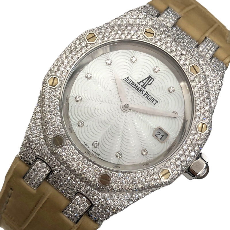 オーデマ・ピゲ AUDEMARS PIGUET レディロイヤルオーク ホワイトシェル 67605BC.ZZ.D070SU.01 K18ホワイ |  中古ブランドリユースショップ OKURA(おお蔵)