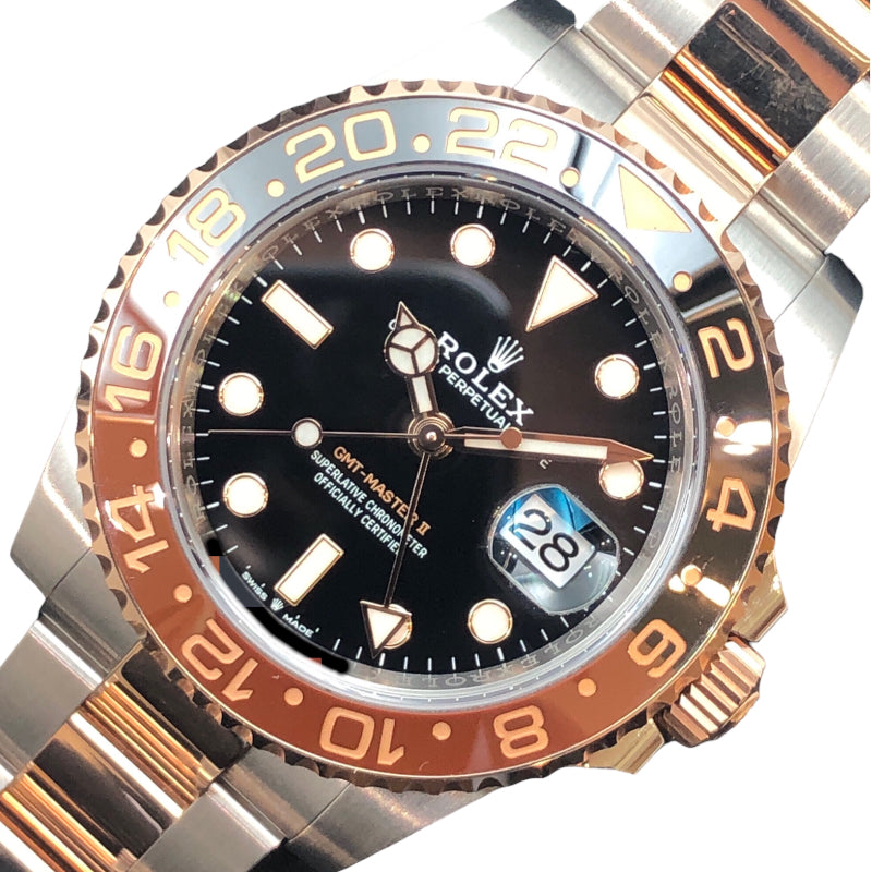 ロレックス ROLEX GMTマスターⅡ 126711CHNR ランダム番 ブラック