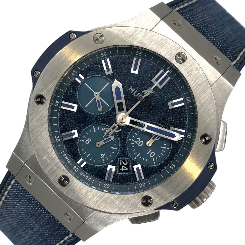 ウブロ HUBLOT ビッグバン ジーンズ スチールブルー 301.SX.2770.NR.JPN15 ブルー×シルバー SS/デニムラバー |  中古ブランドリユースショップ OKURA(おお蔵)