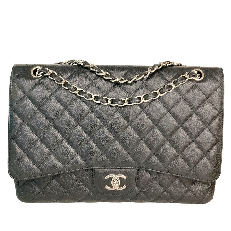 シャネル CHANEL デカマトラッセ34 A58601 ブラック /シルバー金具 
