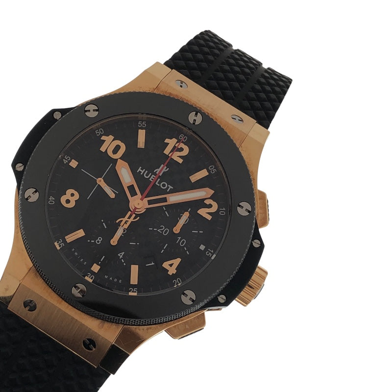 ウブロ HUBLOT ビッグバン クロノグラフ レッドゴールド セラミック 