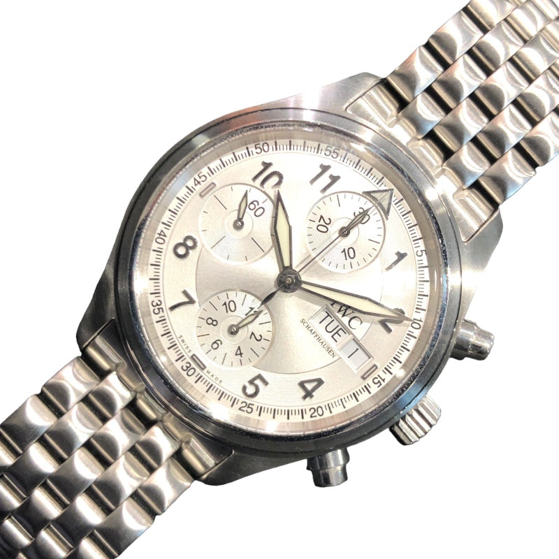 インターナショナルウォッチカンパニー IWC スピットファイア クロノグラフ IW370628 シルバー ステンレススチール メンズ 腕時計 |  中古ブランドリユースショップ OKURA(おお蔵)