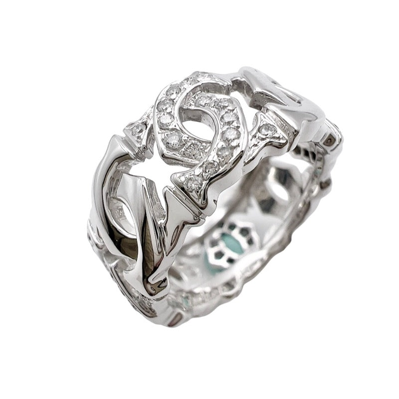 カルティエ Cartier アントルラセ ダイヤリング #49 K18ホワイトゴールド K18WG/ダイヤモンド ダイヤモンド ジュエリー