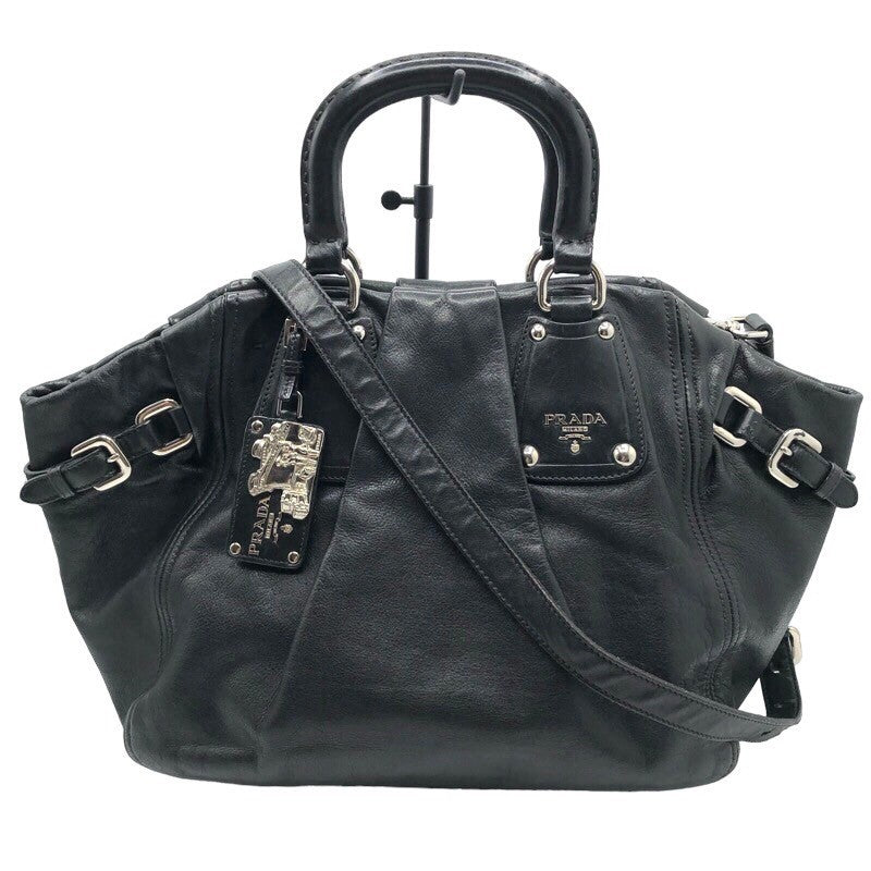 プラダ PRADA 2WAYハンドバッグ BN1954 ブラック/SV金具 レザー レディース ショルダーバッグ | 中古ブランドリユースショップ  OKURA(おお蔵)