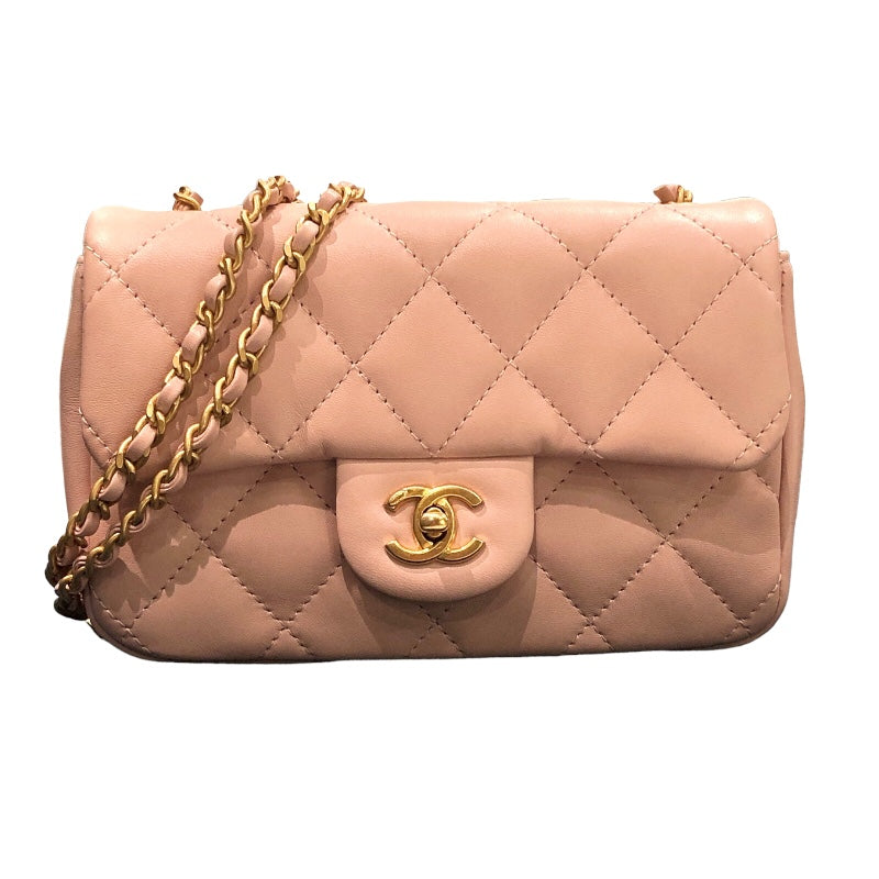 シャネル CHANEL ミニマトラッセ１８ AS3457 ピンク マットゴールド金具 ラムスキン レディース ショルダーバッグ |  中古ブランドリユースショップ OKURA(おお蔵)