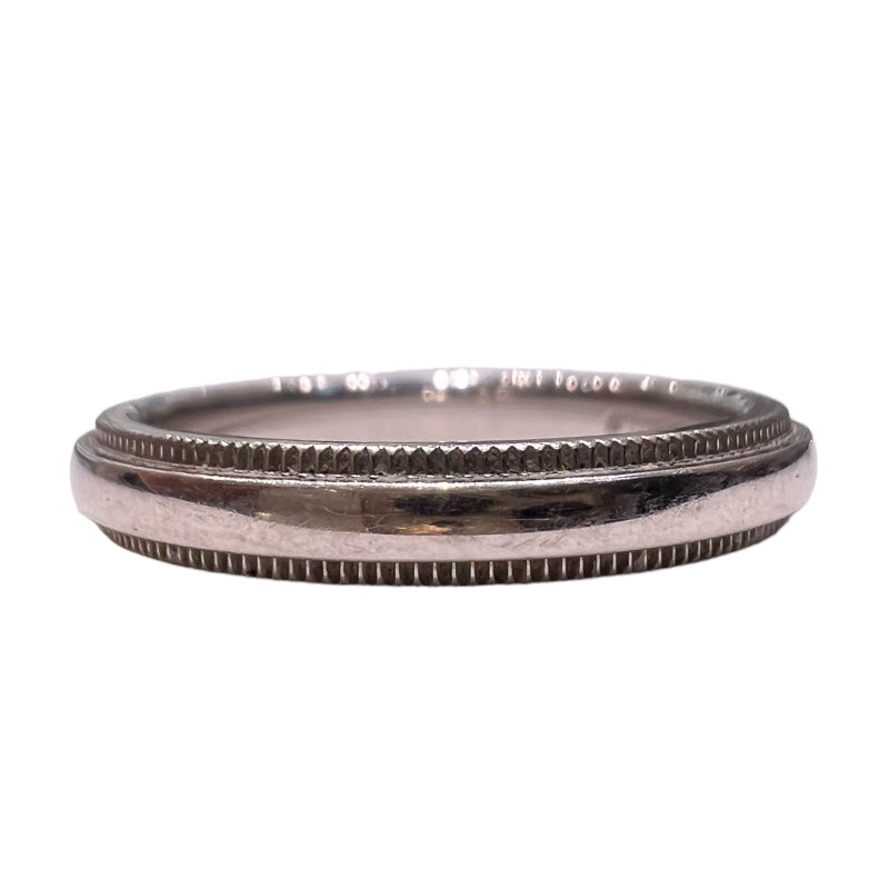 ティファニー TIFFANY＆CO ミルグレインリング Pt950プラチナ Pt950 