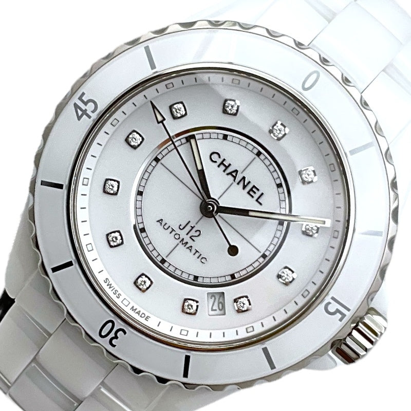 シャネル CHANEL J12 H5705 ホワイト セラミック 自動巻き レディース 腕時計