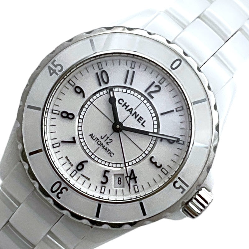 J12 38mm ホワイト セラミック メンズ 腕時計