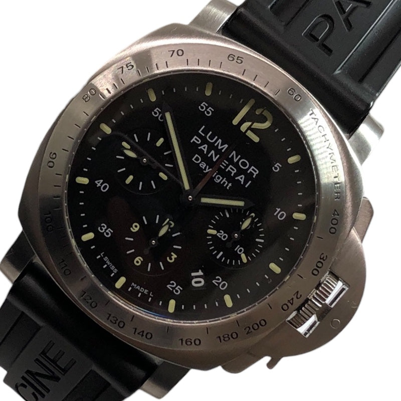 パネライ PANERAI ルミノール デイライト クロノグラフ PAM00250 ステンレススチール 自動巻き メンズ 腕時計
