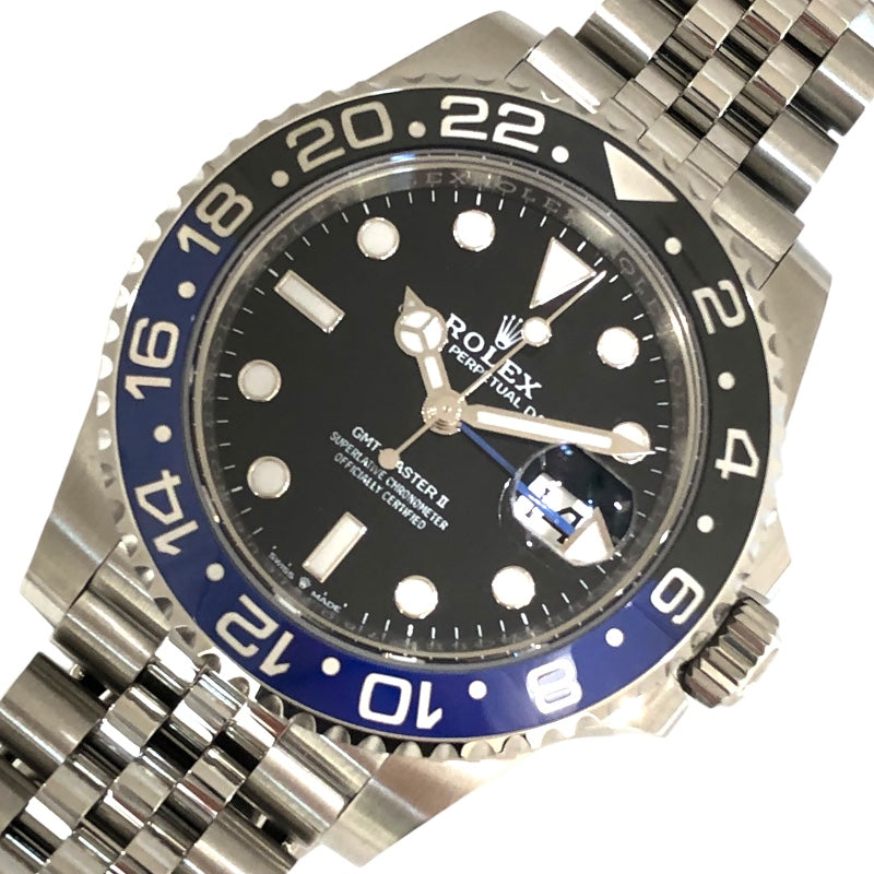 ロレックス ROLEX GMTマスター2 126710BLNR ブラック SS メンズ 腕時計 ...