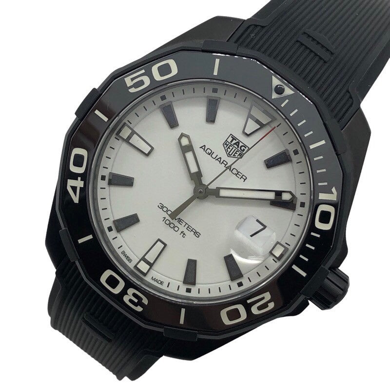 タグ・ホイヤー TAG HEUER アクアレーサー ナイトダイバー WAY108A.FT6141 チタン／セラミック メンズ 腕時計 |  中古ブランドリユースショップ OKURA(おお蔵)