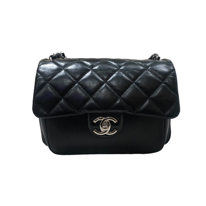 シャネル CHANEL スモールフラップバック AS1315 ブラック　シルバー金具 ラムスキン レディース ショルダーバッグ