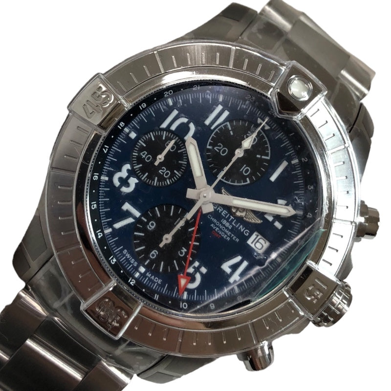 ブライトリング BREITLING アベンジャー クロノグラフ GMT 45 A24315101C1A1 ステンレススチール 自動巻き メン |  中古ブランドリユースショップ OKURA(おお蔵)