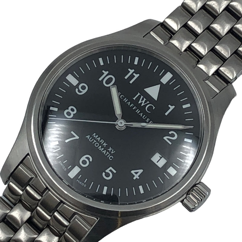 インターナショナルウォッチカンパニー IWC パイロットウォッチ マークXV IW325307 ブラック SS メンズ 腕時計 |  中古ブランドリユースショップ OKURA(おお蔵)