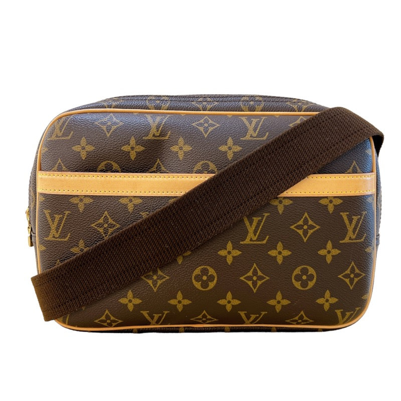 ルイ・ヴィトン LOUIS VUITTON リポーターPM M45254 ブラウン/GD金具 ...