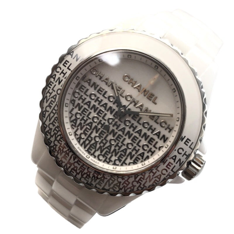 シャネル CHANEL J12ウォンテッドドゥシャネル　33mm H7419 ホワイト セラミック レディース 腕時計