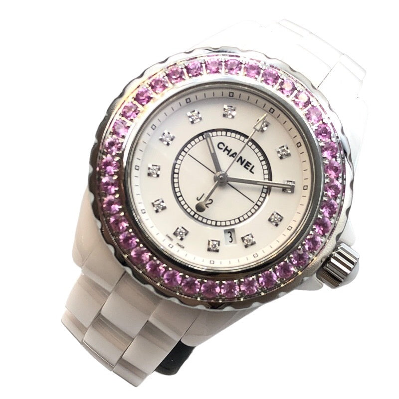 シャネル CHANEL J12 33ｍｍ H2010 ホワイト セラミック セラミック/SS 