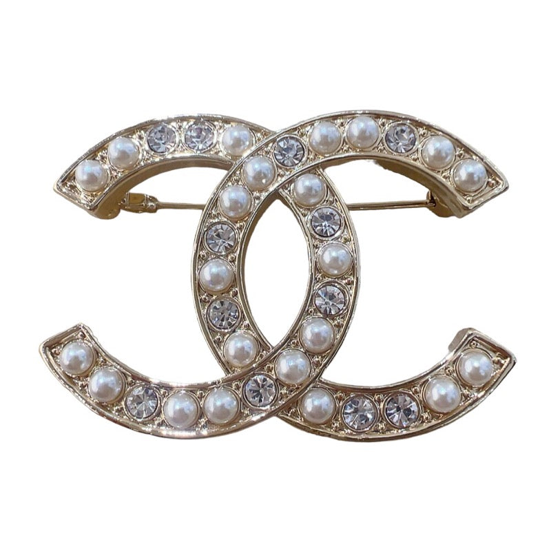 シャネル CHANEL ココマークブローチ ゴールド メタル/パール/ストラス アクセサリー | 中古ブランドリユースショップ OKURA(おお蔵)