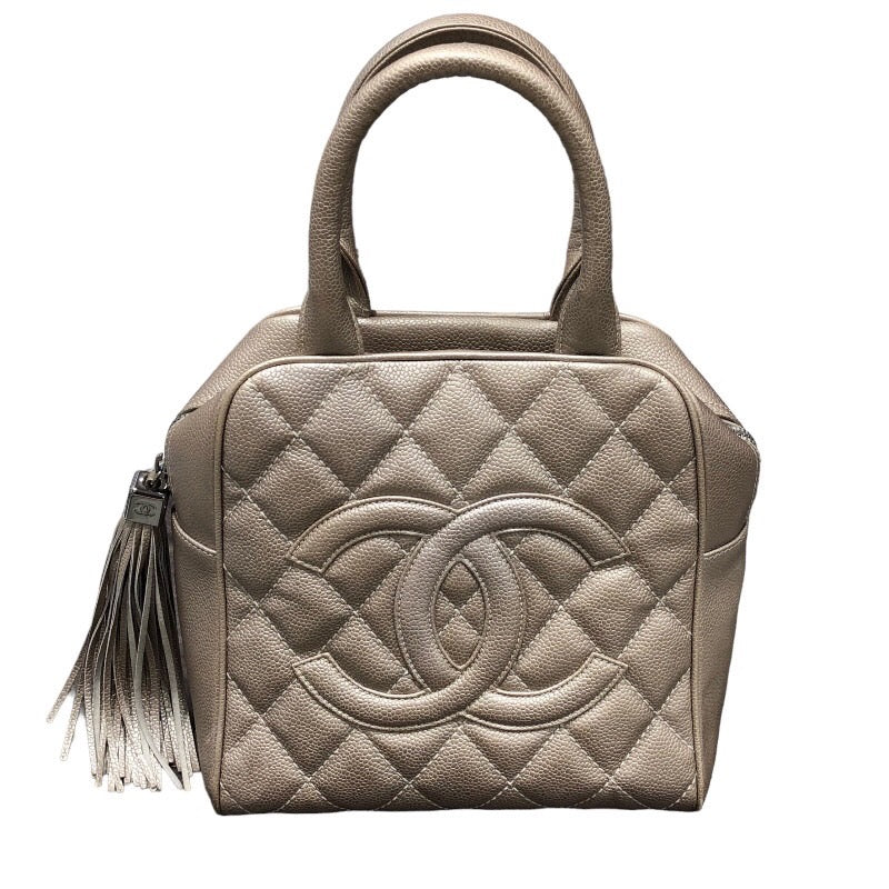 シャネル CHANEL ココマーク フリンジ ハンドバッグ ブロンズ キャビアスキン レディース ハンドバッグ | 中古ブランドリユースショップ  OKURA(おお蔵)