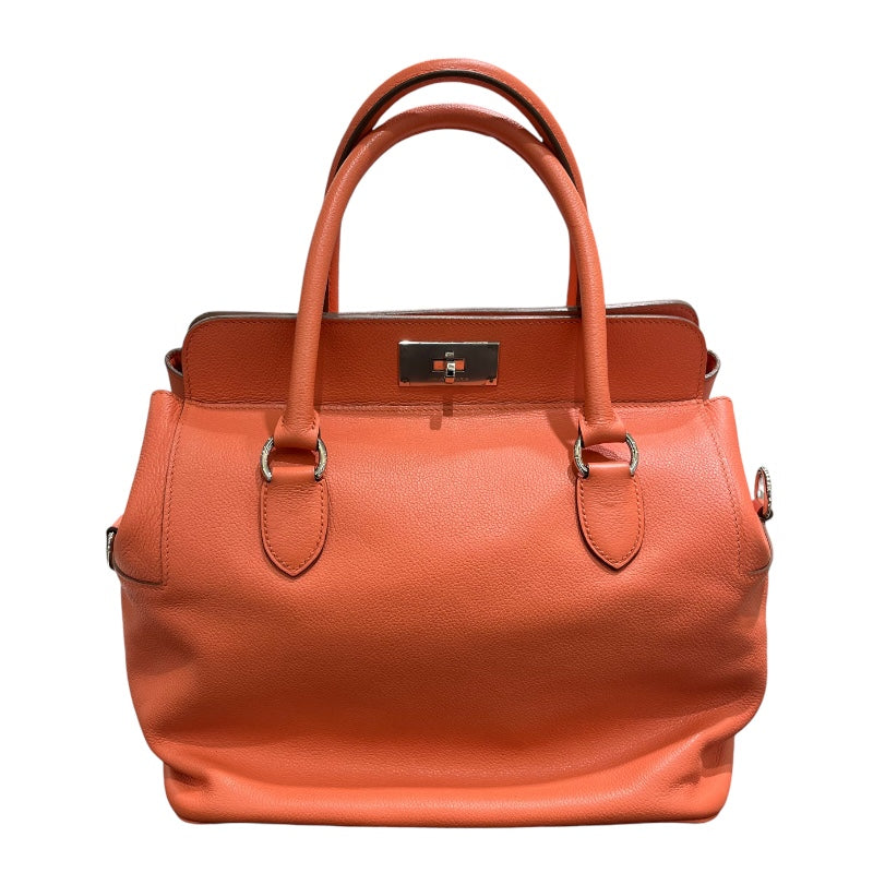 エルメス HERMES ツールボックス26 □R フラミンゴ SV金具 エバーカラー ユニセックス ハンドバッグ | 中古ブランドリユースショップ  OKURA(おお蔵)