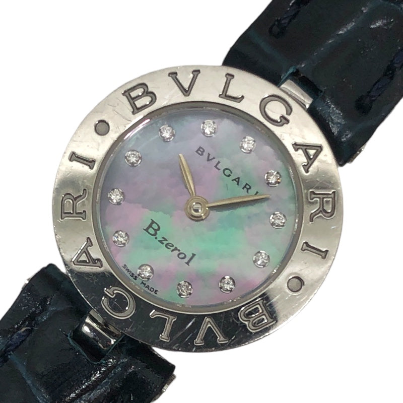 ブルガリ BVLGARI B-Zero1 BZ22S ブルーシェル文字盤 SS/レザーストラップ(社外品) レディース 腕時計 |  中古ブランドリユースショップ OKURA(おお蔵)