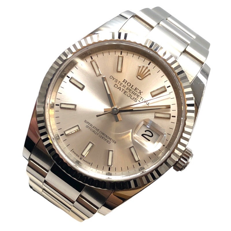 ロレックス ROLEX デイトジャスト36 126234 ステンレススチール ステンレススチール×K18WG メンズ 腕時計
