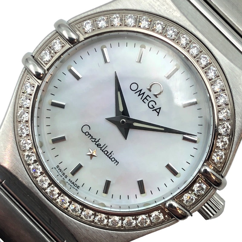 オメガ OMEGA コンステレーション ホワイトシェル 1476.61 シルバー SS レディース 腕時計