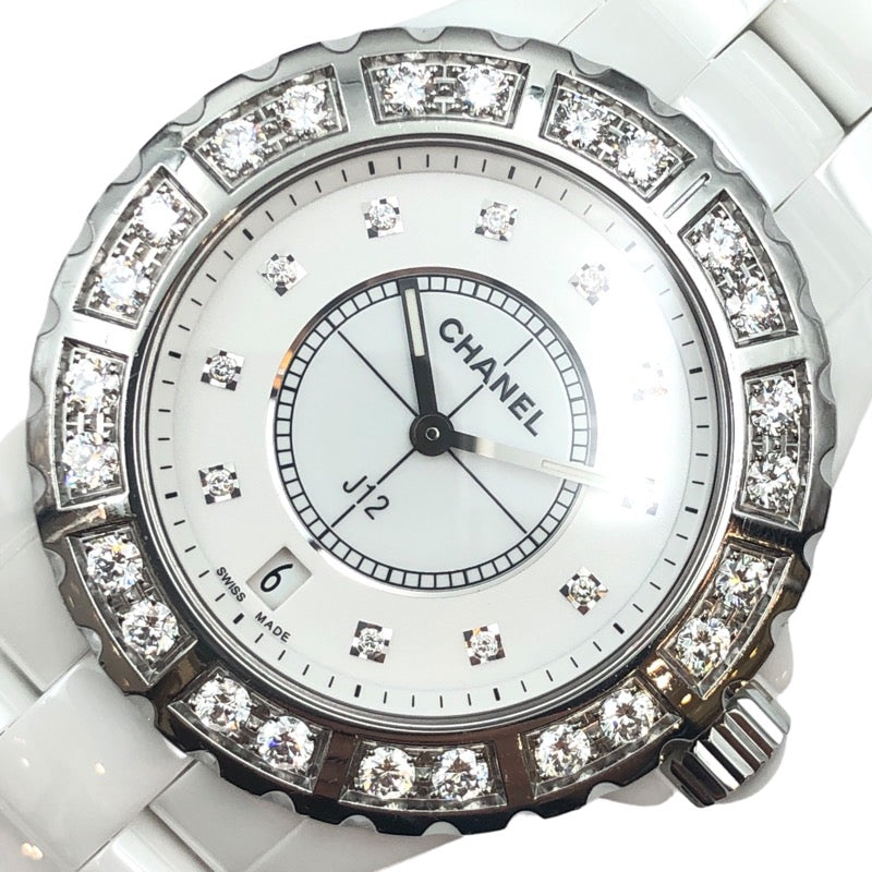 シャネル CHANEL J12 H2430 ホワイト セラミック メンズ 腕時計