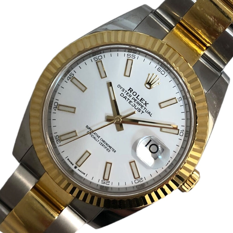 ロレックス ROLEX デイトジャスト41 126333 K18イエローゴールド SS メンズ 腕時計