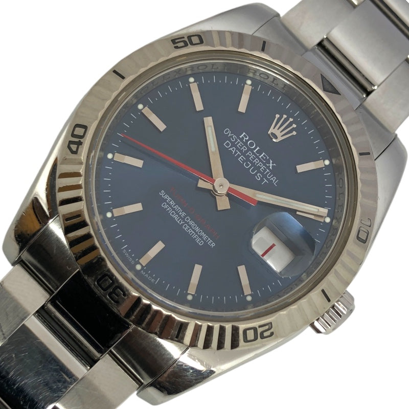 ロレックス ROLEX ターノグラフ 116264 ブルー K18WG/SS 自動巻き メンズ 腕時計 | 中古ブランドリユースショップ  OKURA(おお蔵)