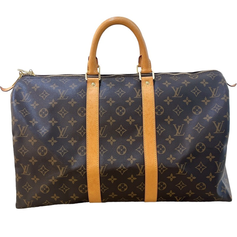 ルイ・ヴィトン LOUIS VUITTON キーポル45 M41428 ブラウン/ゴールド金具 モノグラムキャンバス ユニセックス ボストン |  中古ブランドリユースショップ OKURA(おお蔵)