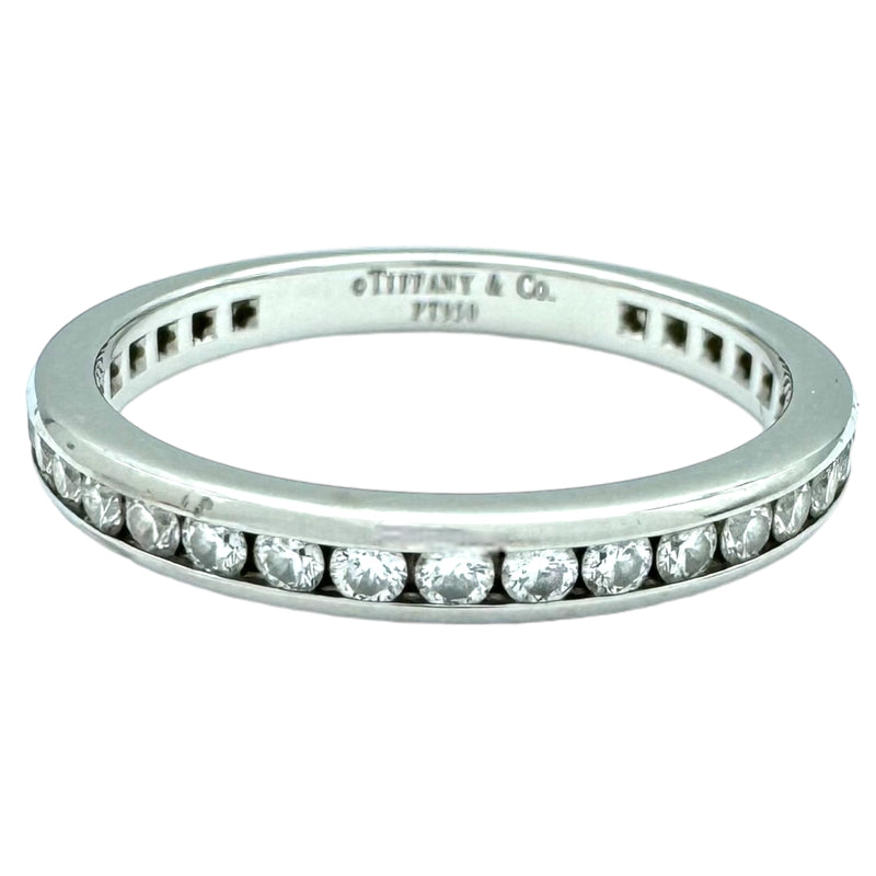 ティファニー TIFFANY＆CO ソレスト フルサークルダイヤリング 約14号 Pt950 ダイヤモンド ジュエリー